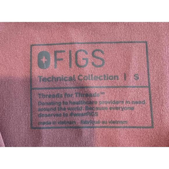 Figs Casma Mauve V-Neck Scrub Top in Size Small - Picture 5 of 6